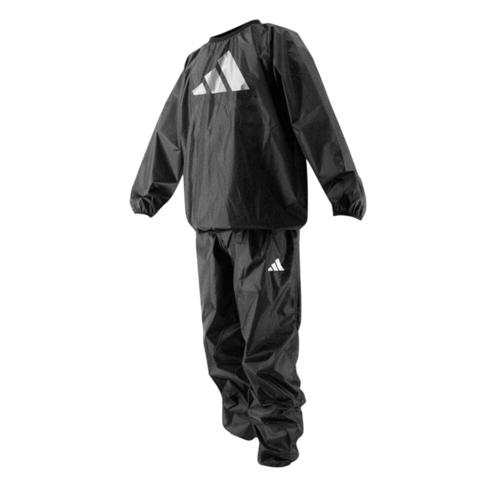 Adidas Mens Logo Polyester Sweatsuit / Black